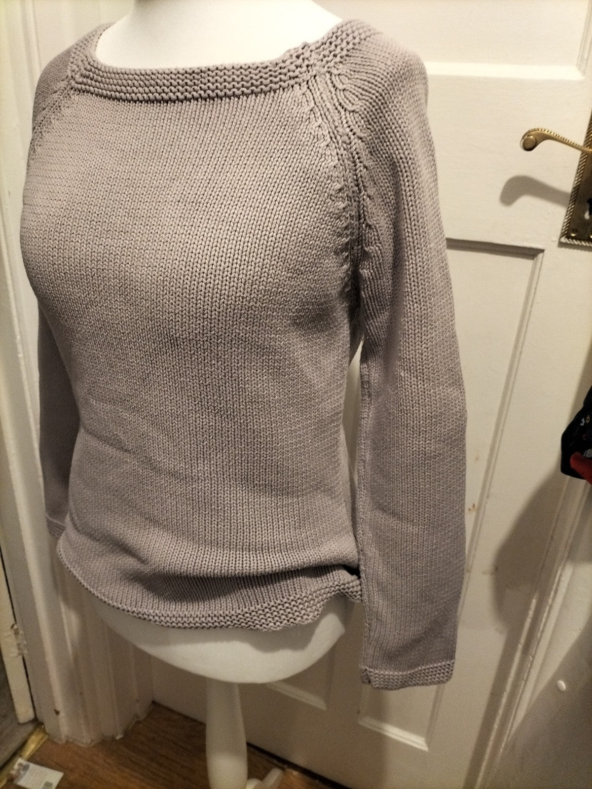 Ladies La Redoute Size 14-16 Very Pale Purple Knit Jumper