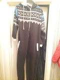 Mens Craze Size XL Multicoloured Full Zip All In One