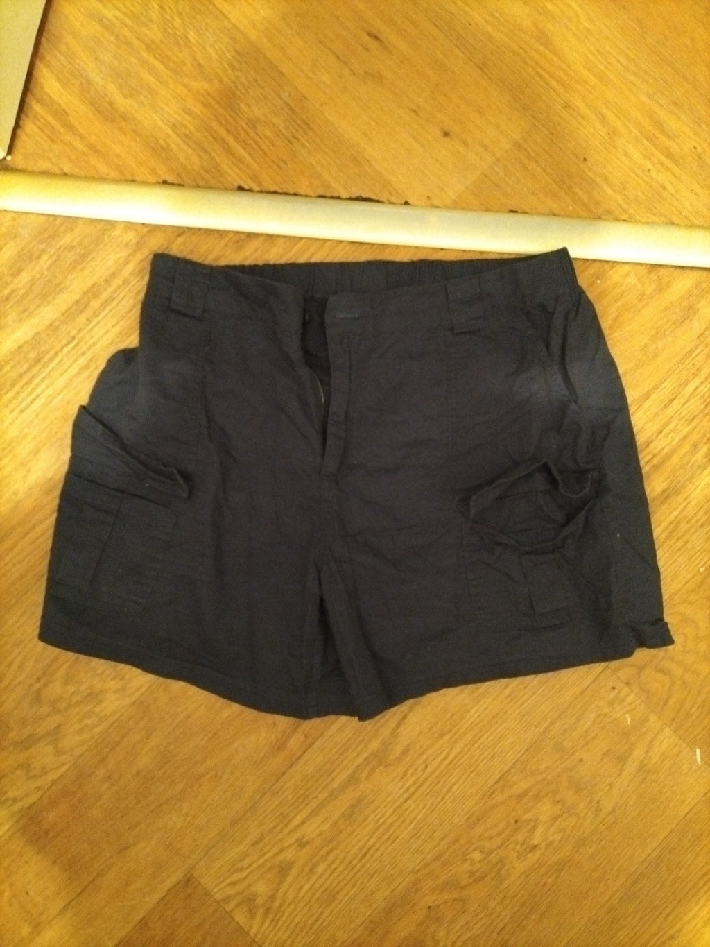 Ladies Size XL Navy Elasticated Shorts