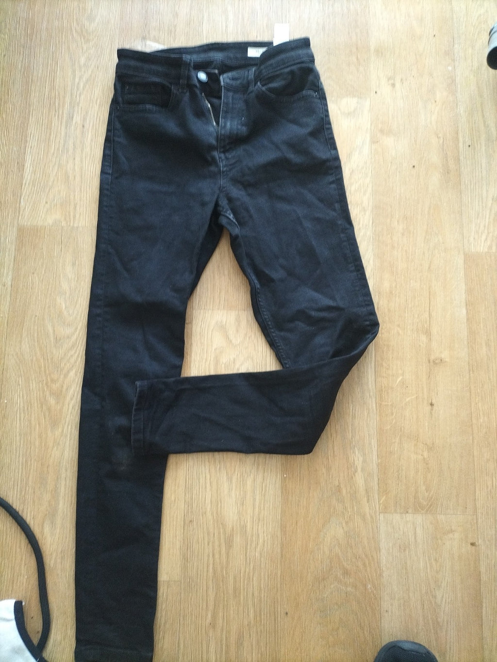 Ladies M&S Size 8 The Ivy Skinny Regular Black Jeans
