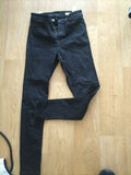 Ladies M&S Size 8 The Ivy Skinny Regular Black Jeans