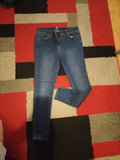 Ladies Tu Size 12r Skinny Blue Denim Jeans
