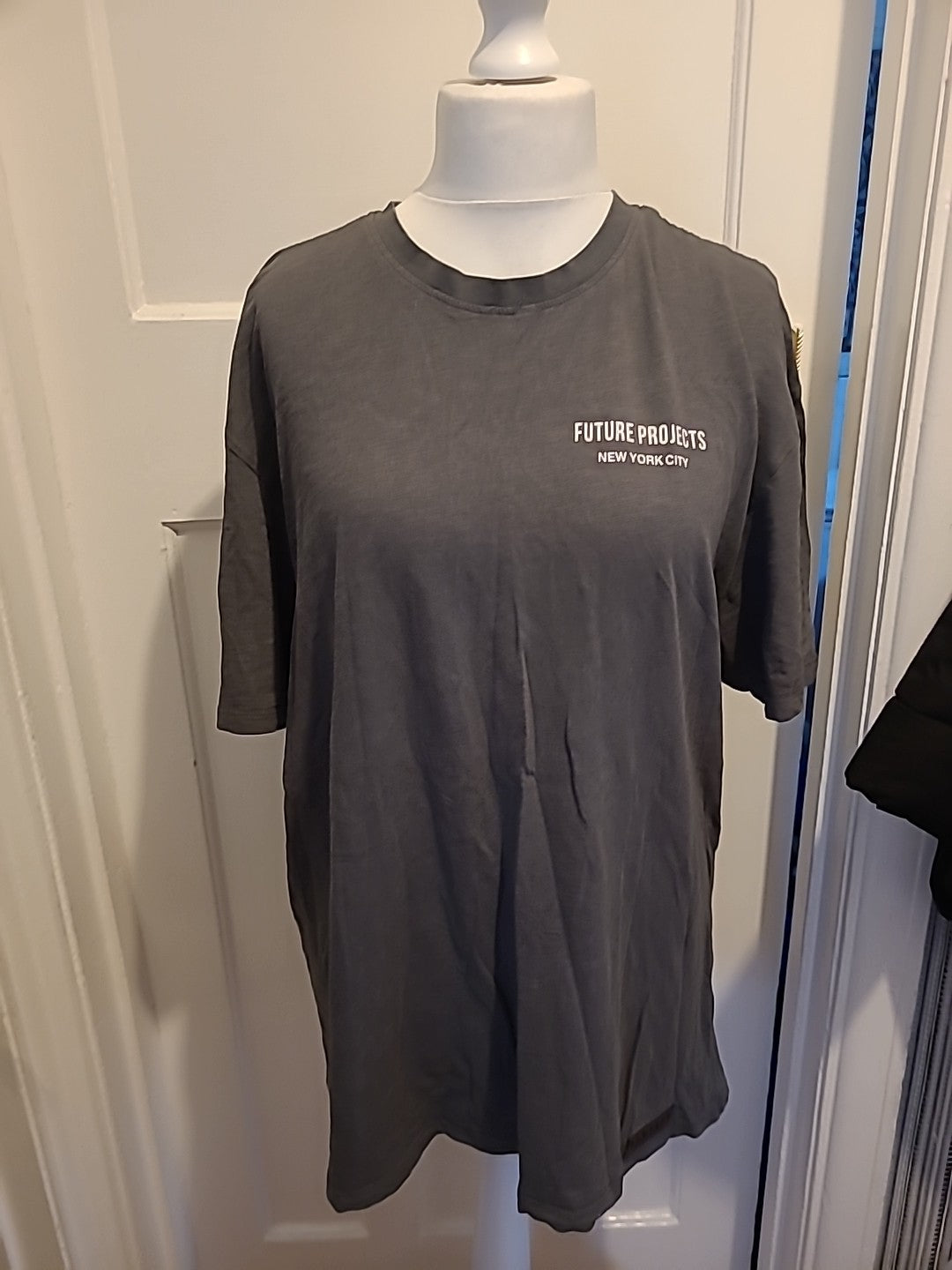 Mens Primark Size 2XL Grey Short Print Sleeved Tshirt
