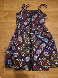 Ladies Primark Size 8 Multicoloured Sleeveless Strappy Dress