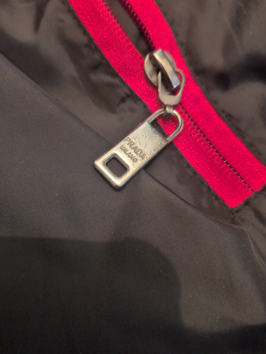 Prada 50M Black Puffer Sleeveless Jacket