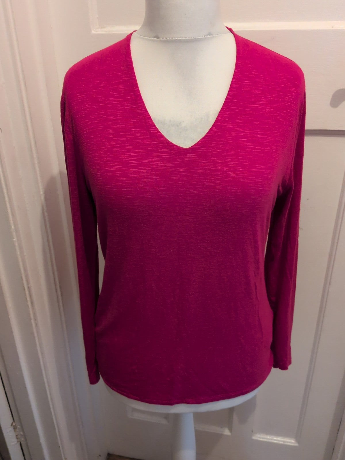 Marble Size 3 Purple/Pink Long Sleeve Blouse