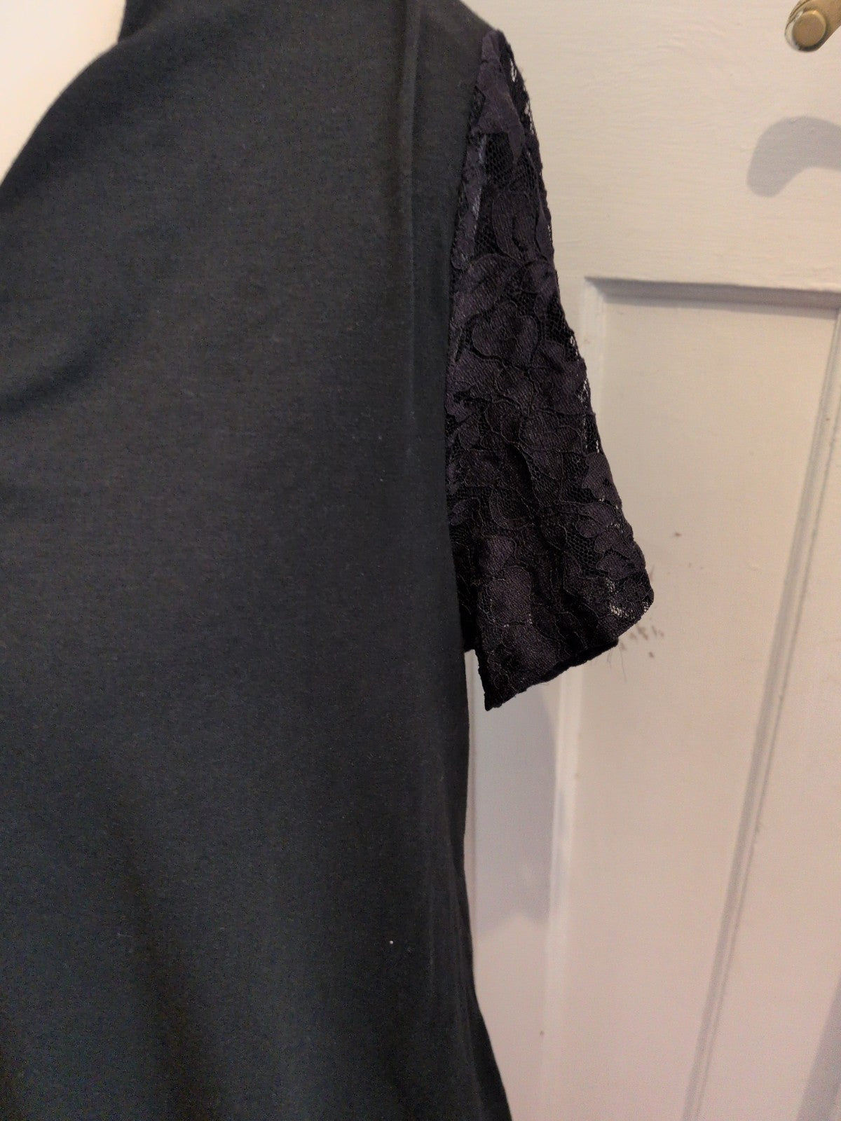 3XL Black V Neck T-shirt