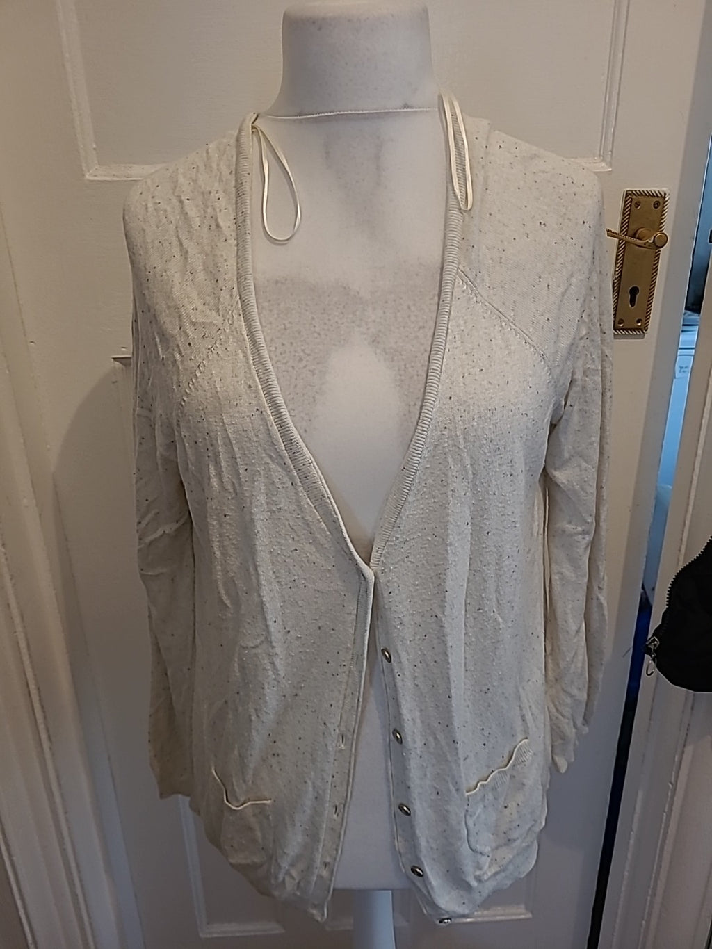 Ladies Marks And Spencer Size 14 Apple Fleck Cardigan