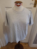 Mens Fruits Of The Loom Size XL Grey Short Sleeved Round Neck Tshirt