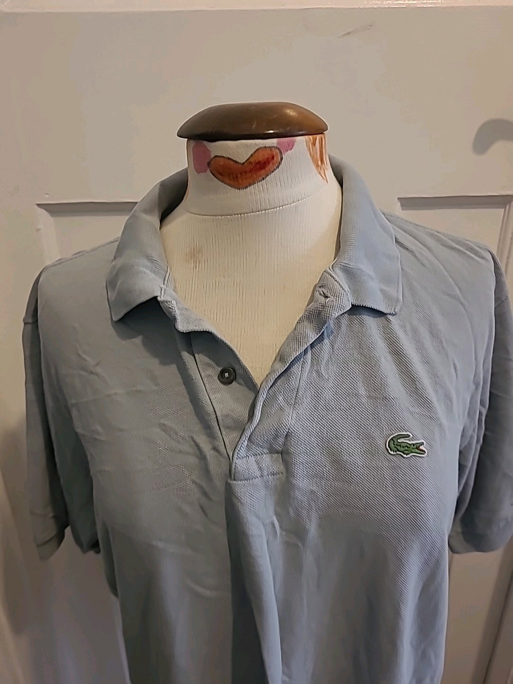 Mens Lacoste Size Small Grey Short Sleeved Polo