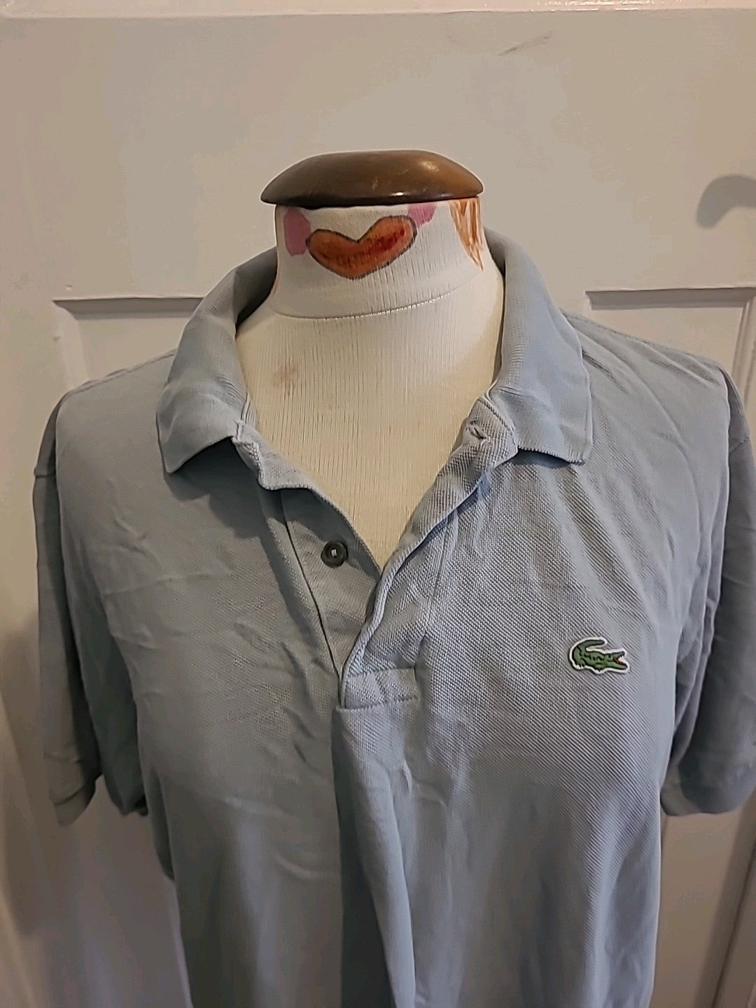 Mens Lacoste Size Small Grey Short Sleeved Polo