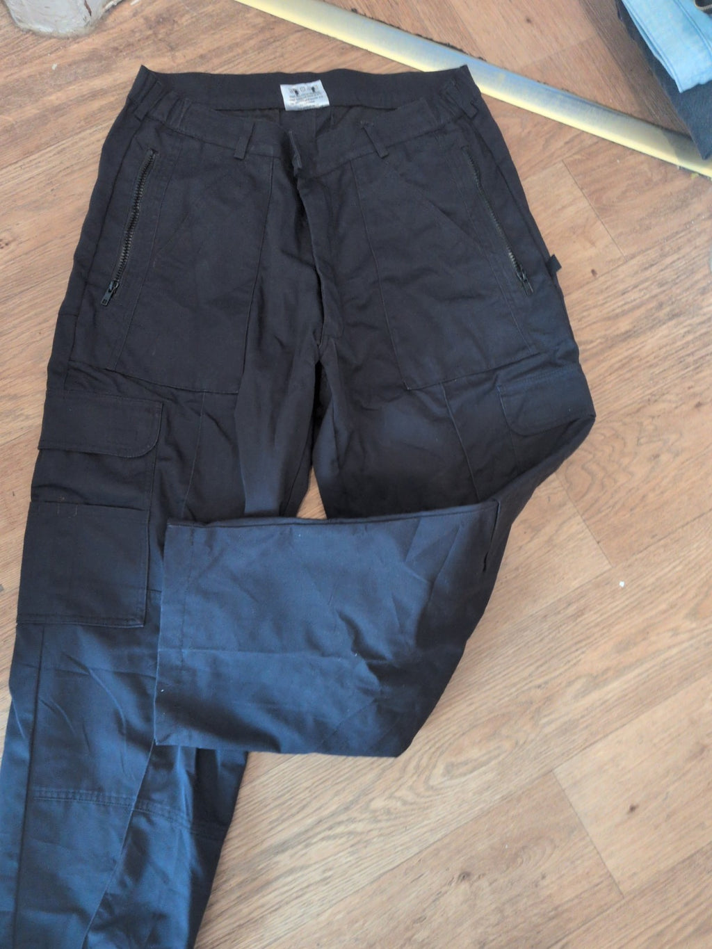 Mens Size 5 Black Cargo Trouser