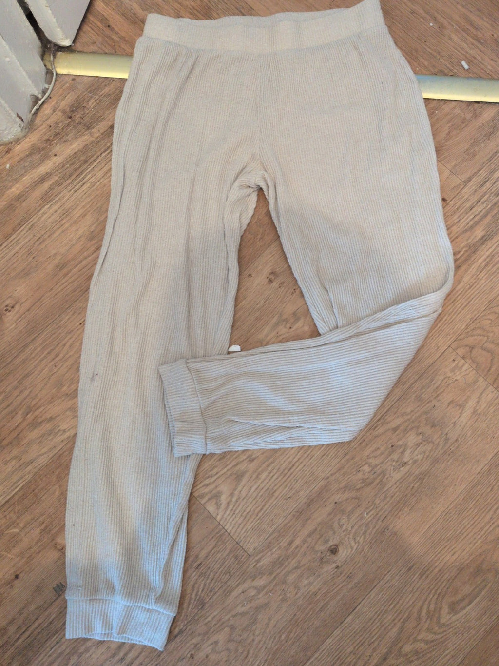 Primark 12-14 Pale Beige Elasticated Lounge Pants