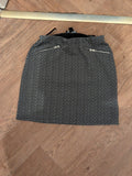 Primark 6 Black And White Elasticated Shirt Mini Skirt