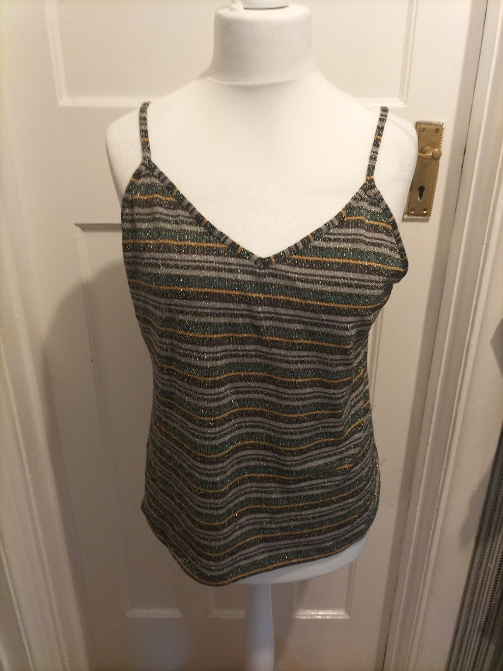 Ladies Tu Size 18 Shimmer Multi Sleeveless Blouse