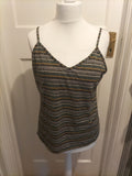 Ladies Tu Size 18 Shimmer Multi Sleeveless Blouse