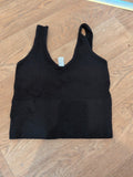 Large Black Padded Bra