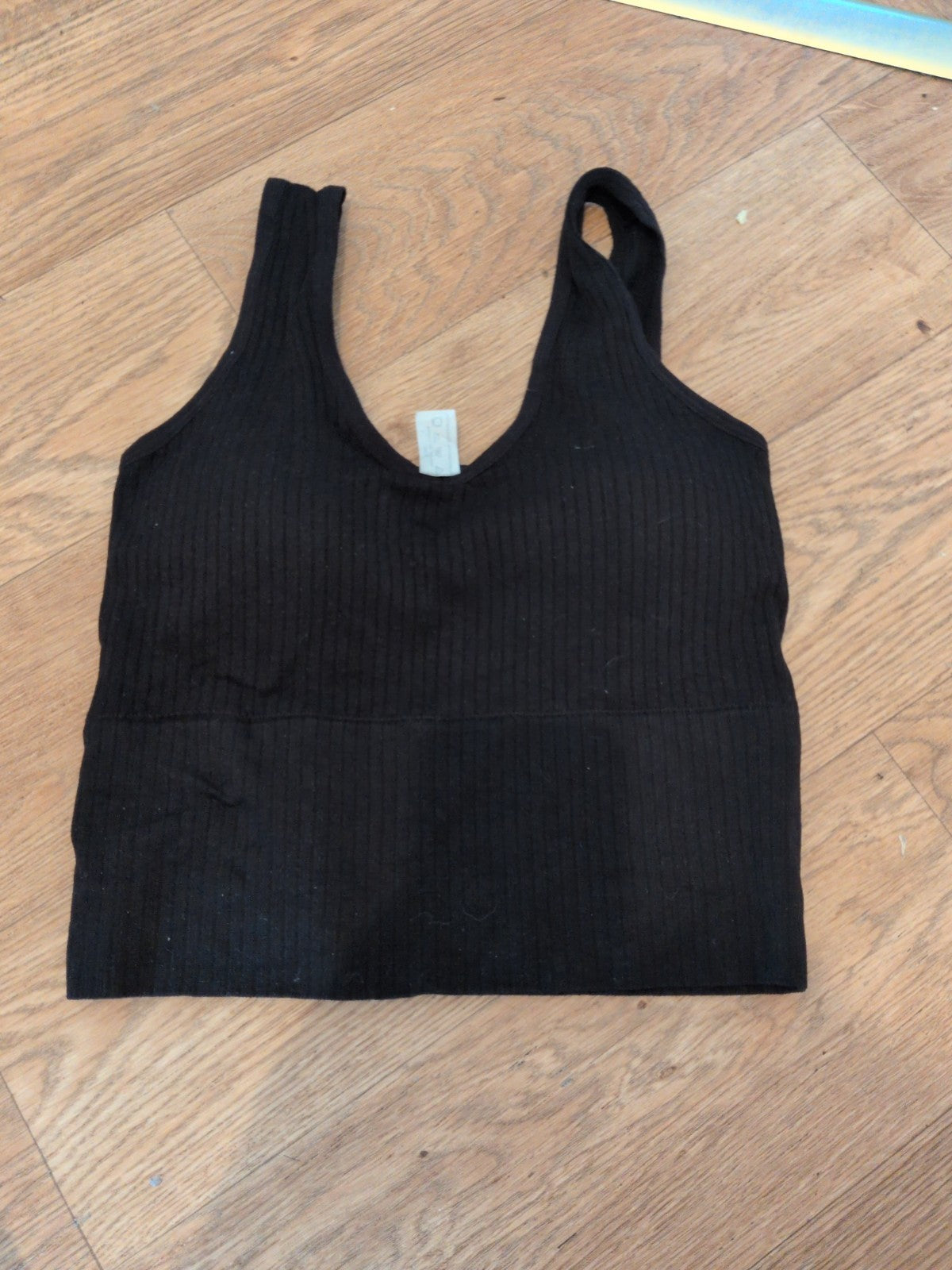Large Black Padded Bra
