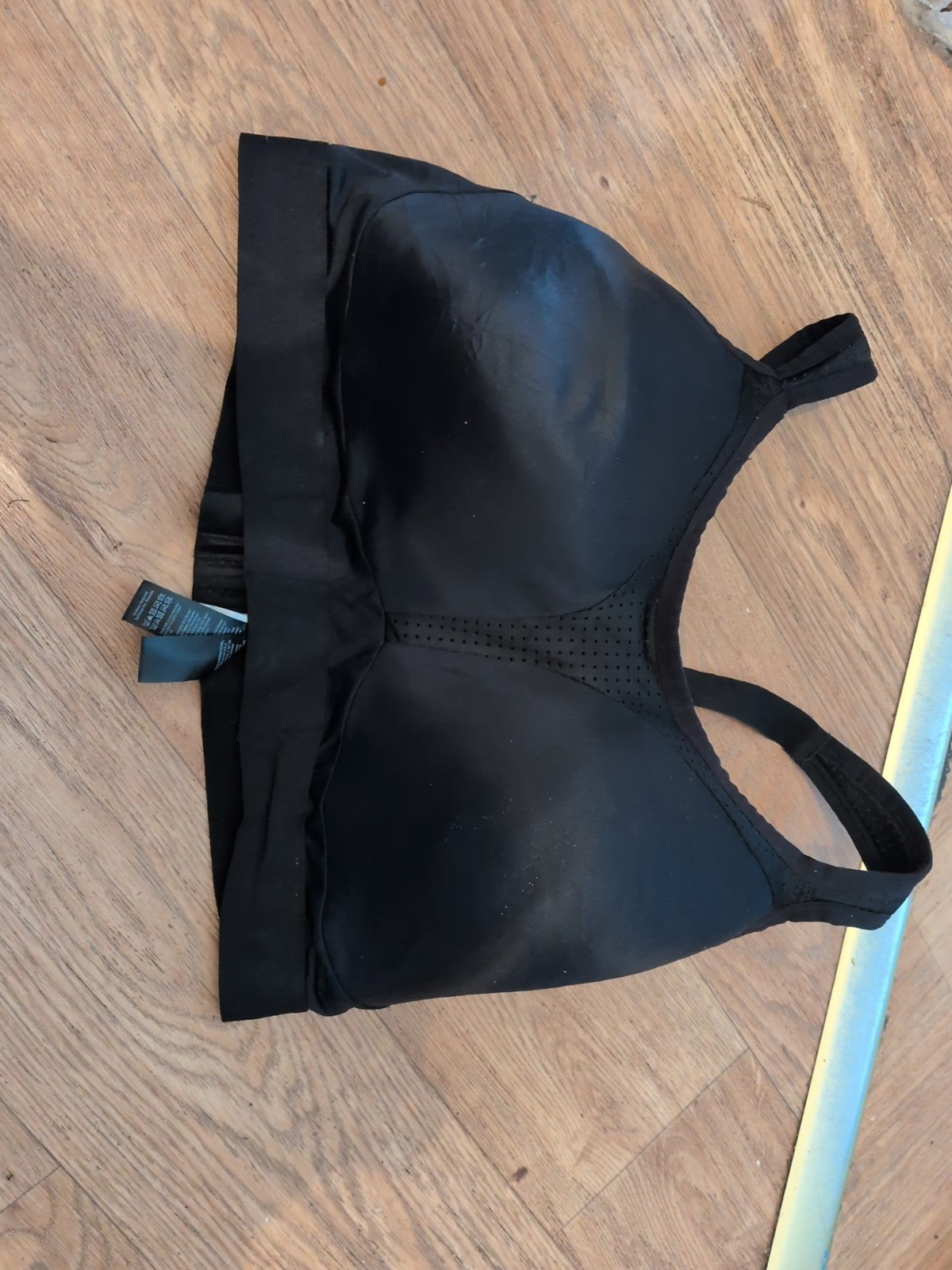 Ladies F&F 40F Black Racer Back No Wire Slight Pad Bra