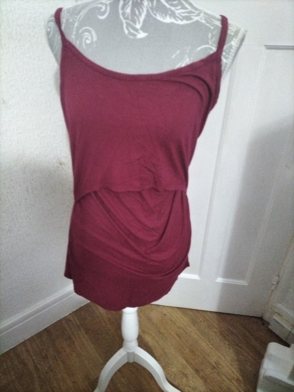 Ladies Size 2xl** Wine Sleeveless Top