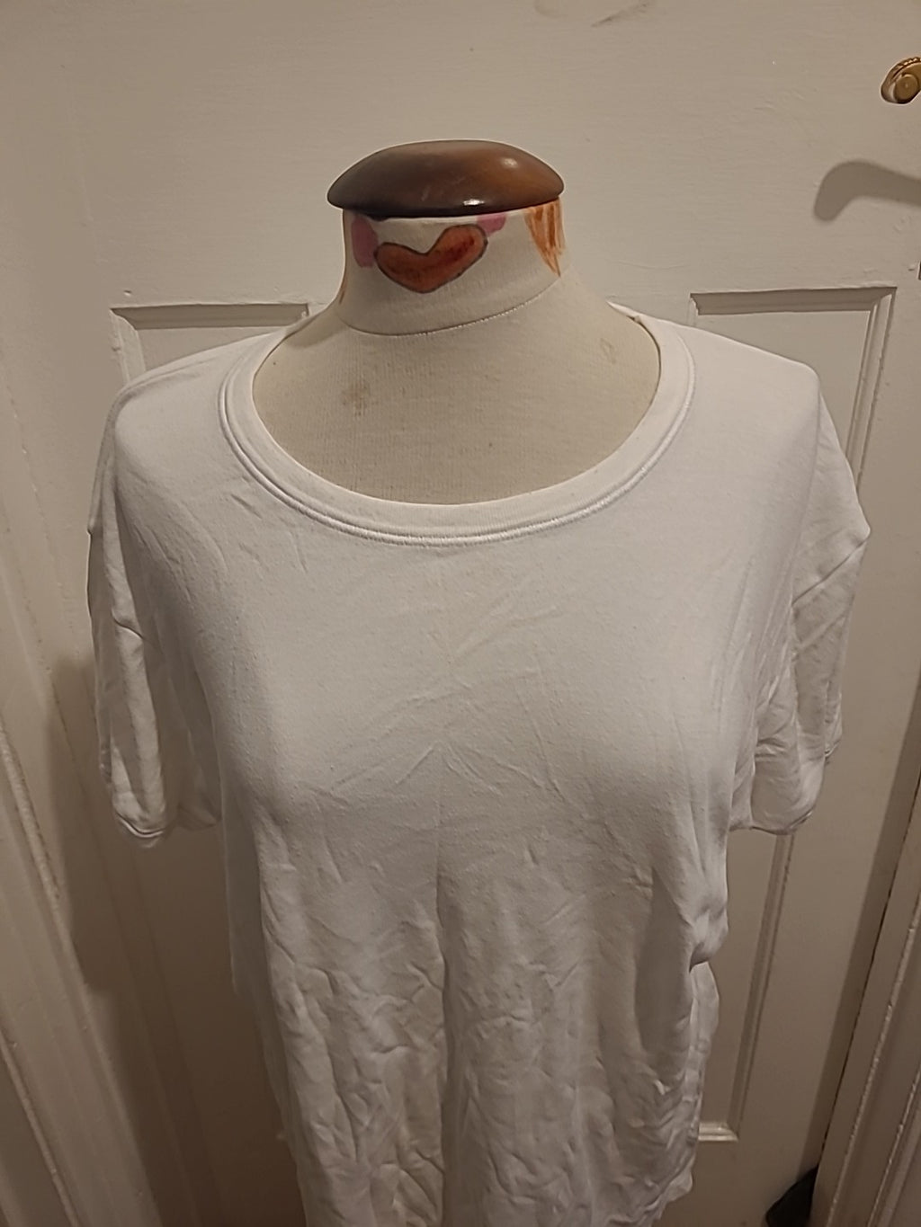 Mens Marks And Spencer Size 2XL White Short sleeve Top