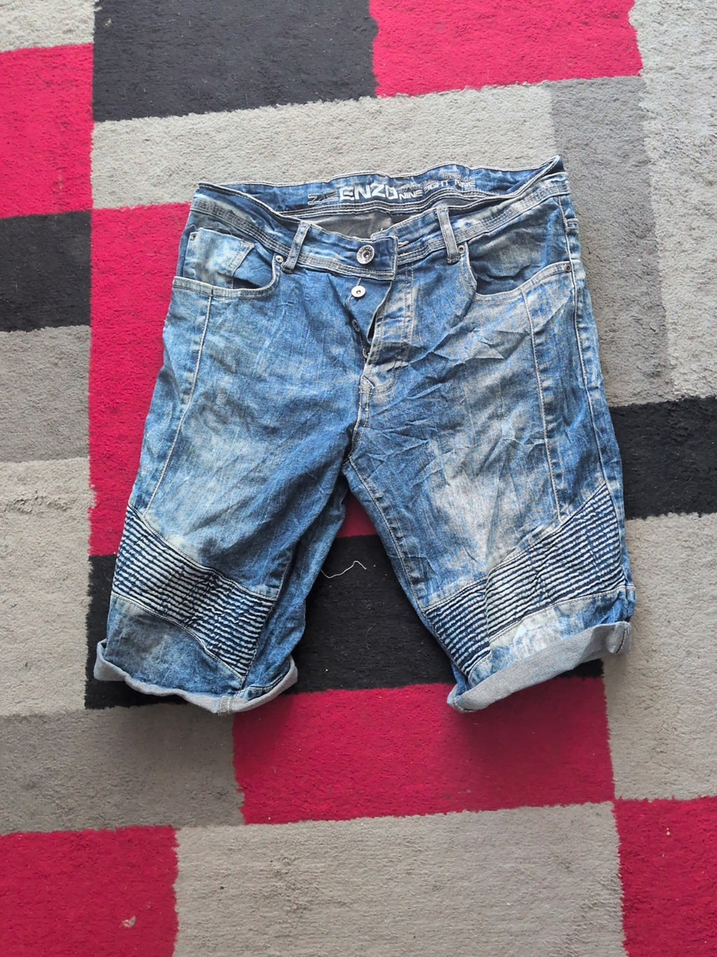 Enzo 32" Denim Shorts
