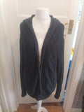 Gap XL Knit Navy Full Zip Hoodie