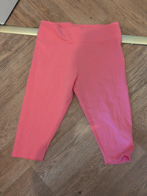 14-16 Pink Cropped Leggings