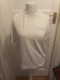 Unplanned River Island XS White Print Short Sleeve T-shirt