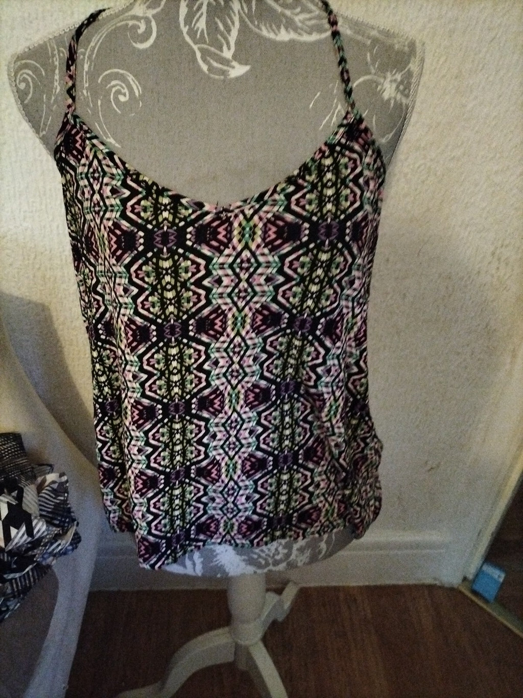Ladies New Look Size 8 Multi Vest Top