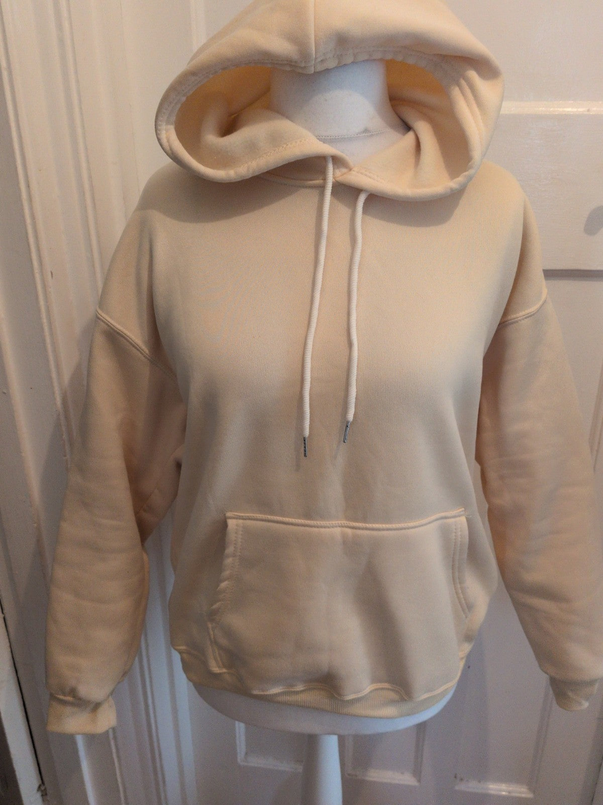 Large Pale Camel Pullover Hoodie