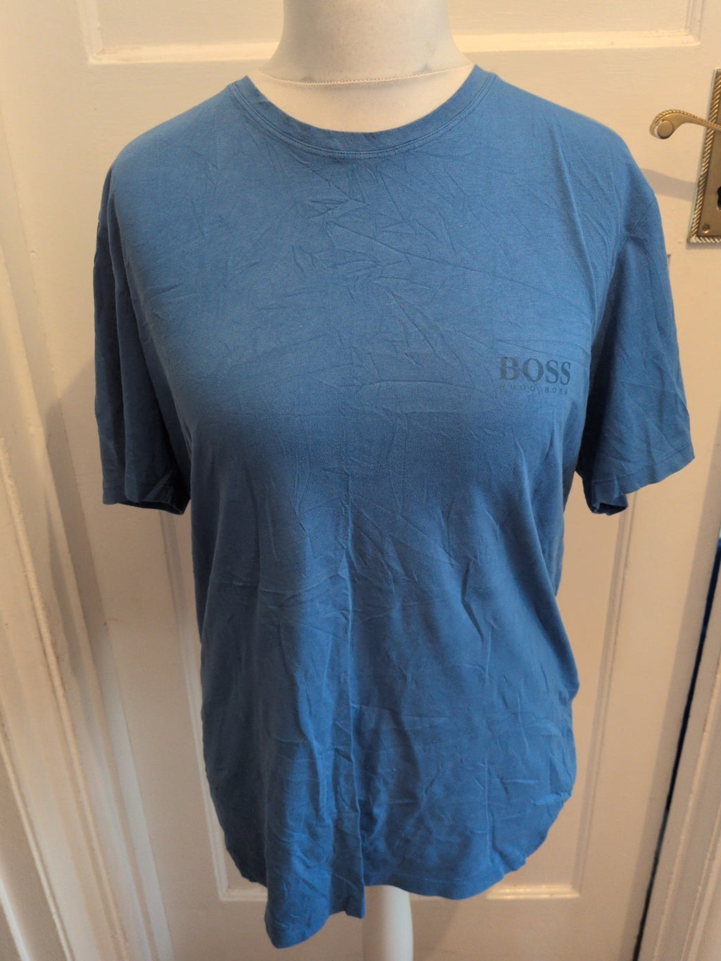 Hugo Boss XL Blue Short Sleeve T-shirt