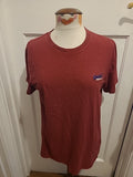 Mens Superdry Size Large Red Short Sleeved Tshirt
