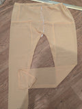 Ladies Size 2XL See Through Camel Trousers