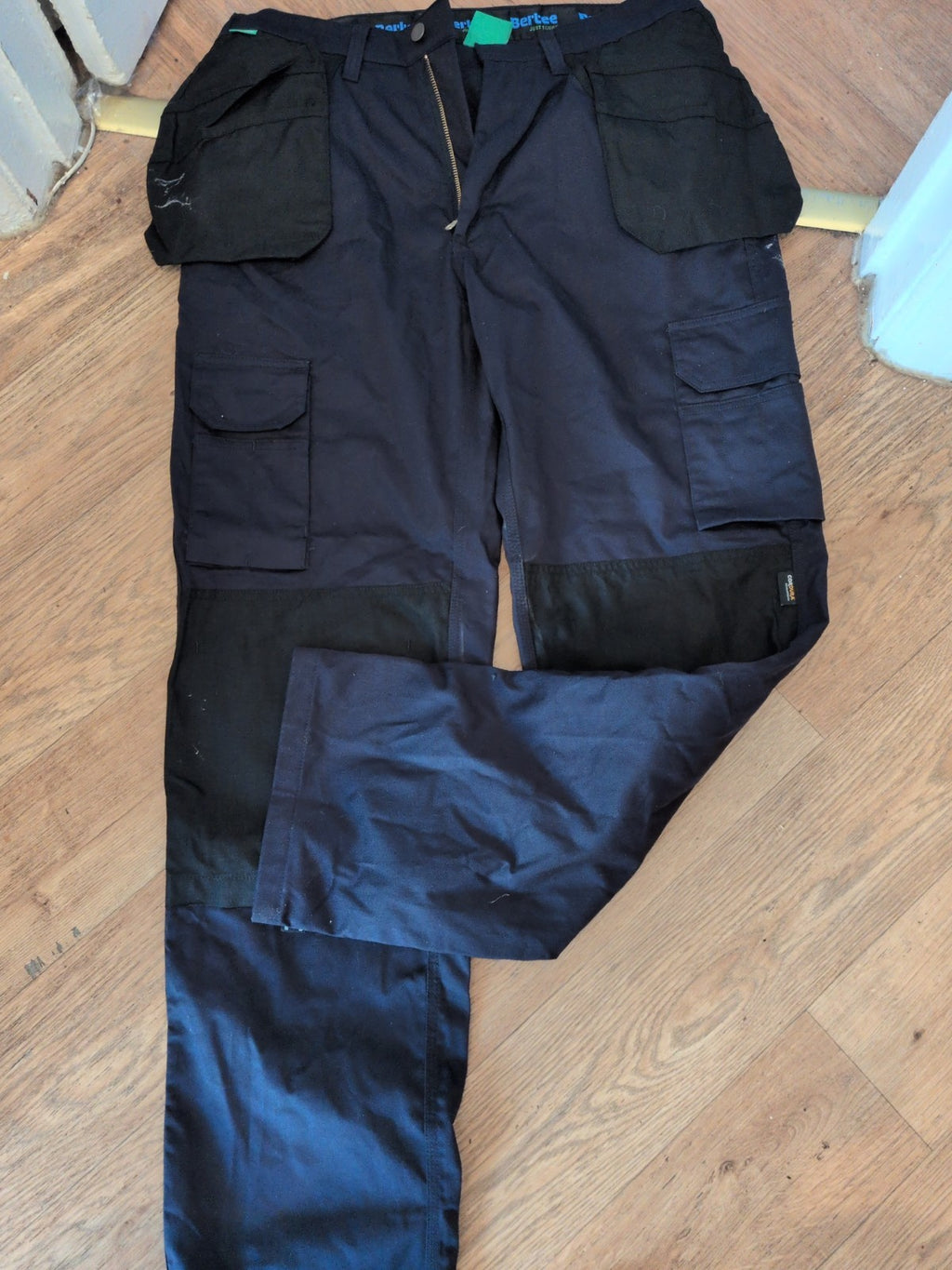 Bertee 34T Navy Uniform Cargo Work Trousers