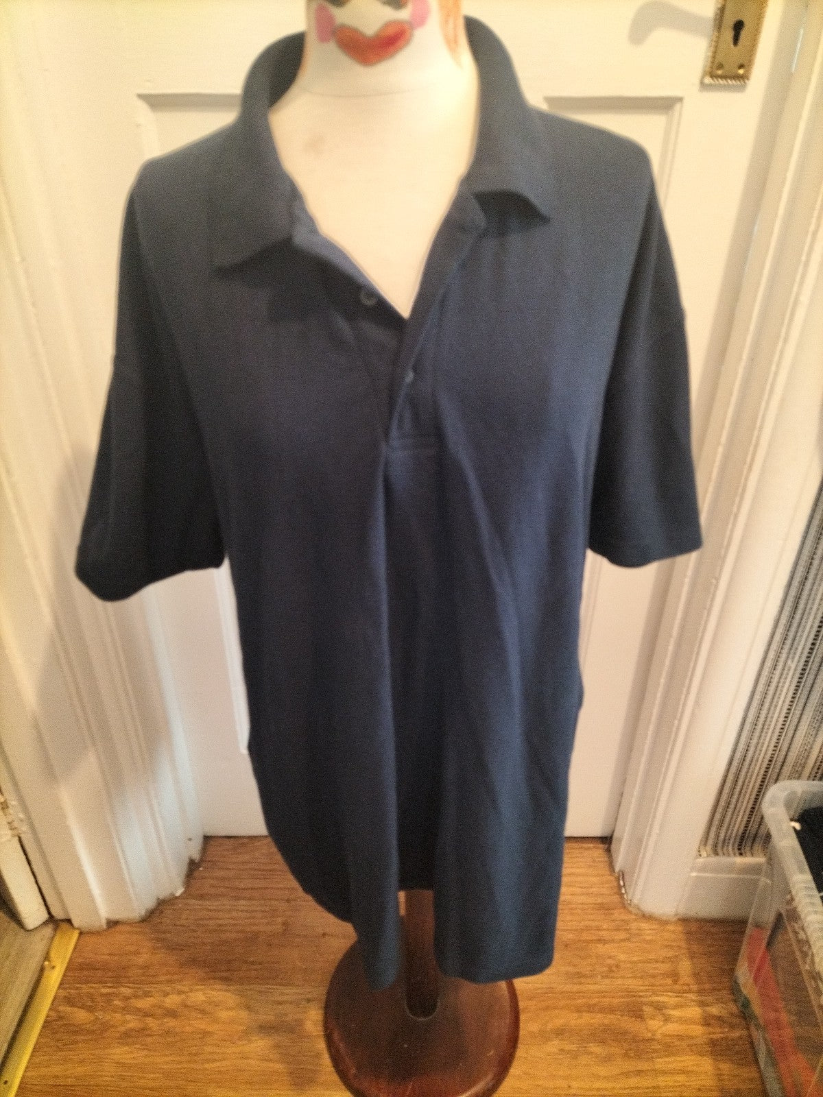 Mens Rtx Pro Size 4XL Navy Short Sleeved Polo