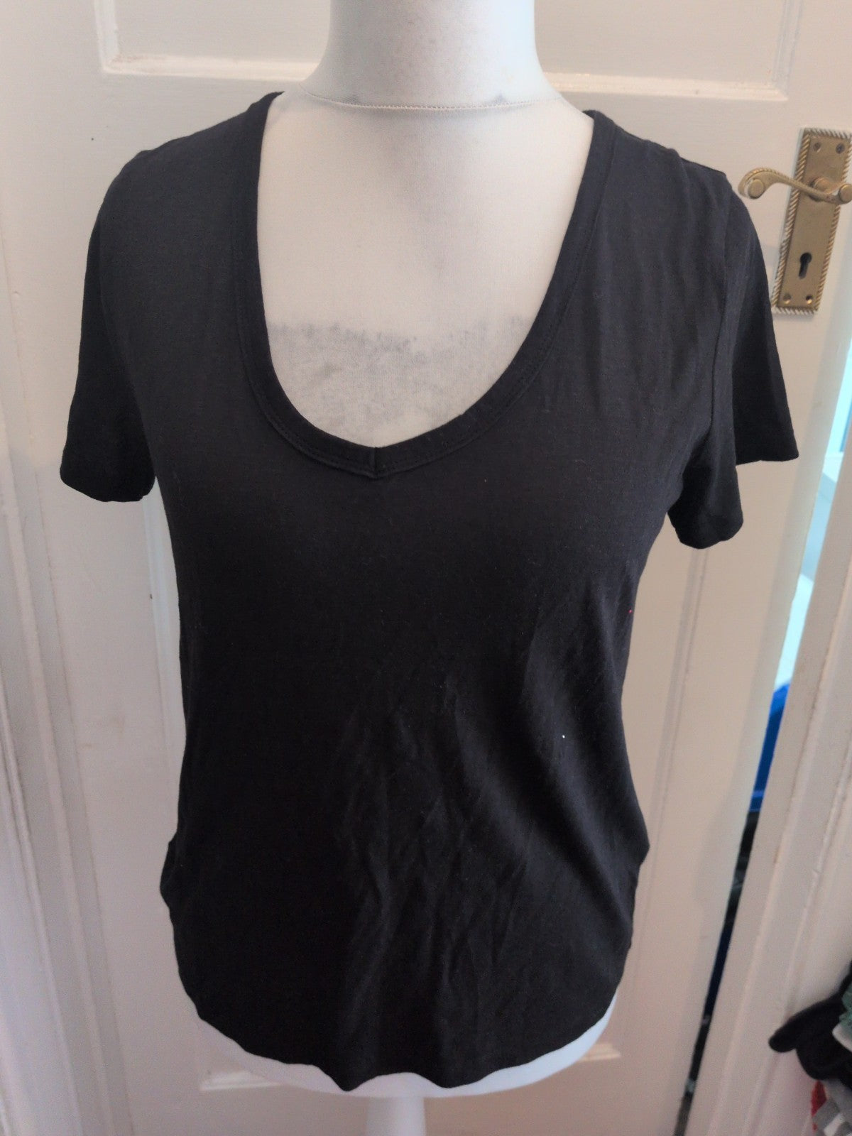Nutmeg Essentials 12 Black Round Neck Short Sleeve T-shirt