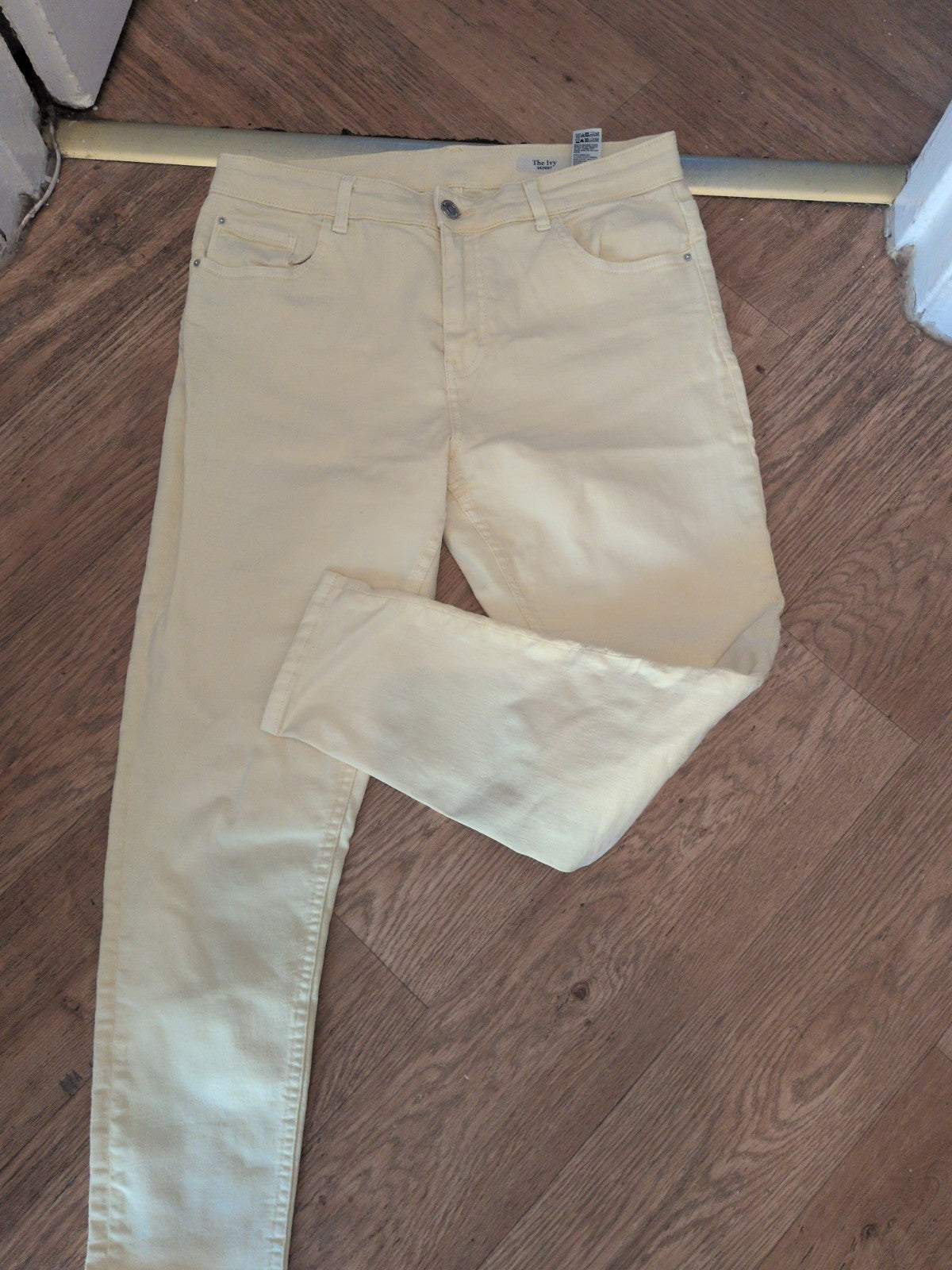 Marks And Spencer 14 Short Straw "The Ivy" Skinny Jeans