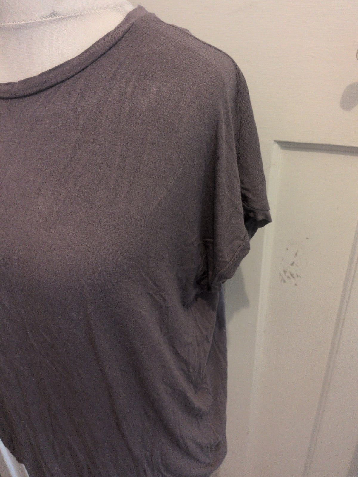 Tu 18 Relaxed Fit Grey Short Sleeve T-shirt