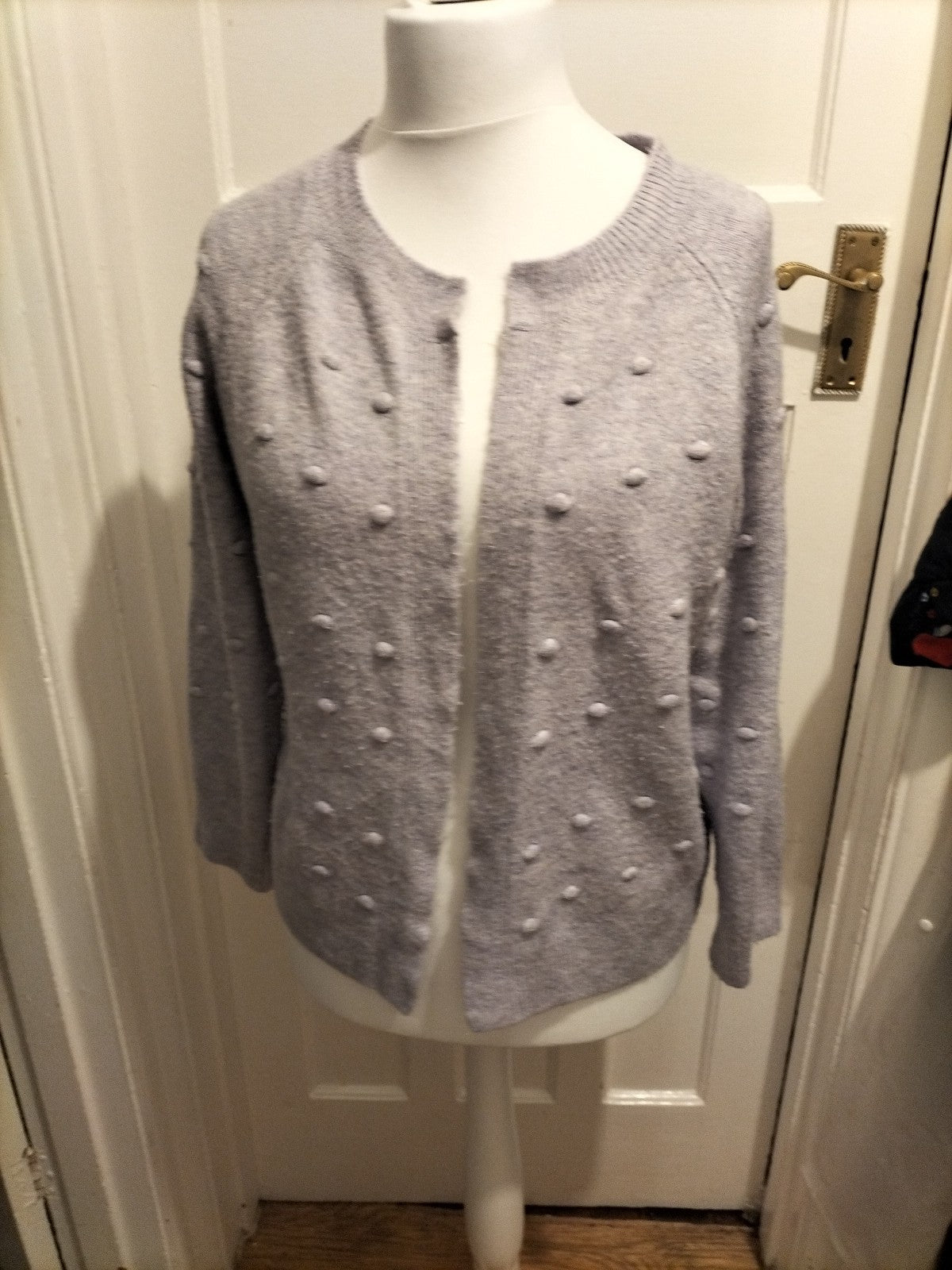 Ladies Tu Size 14 Lilac Open Cardigan