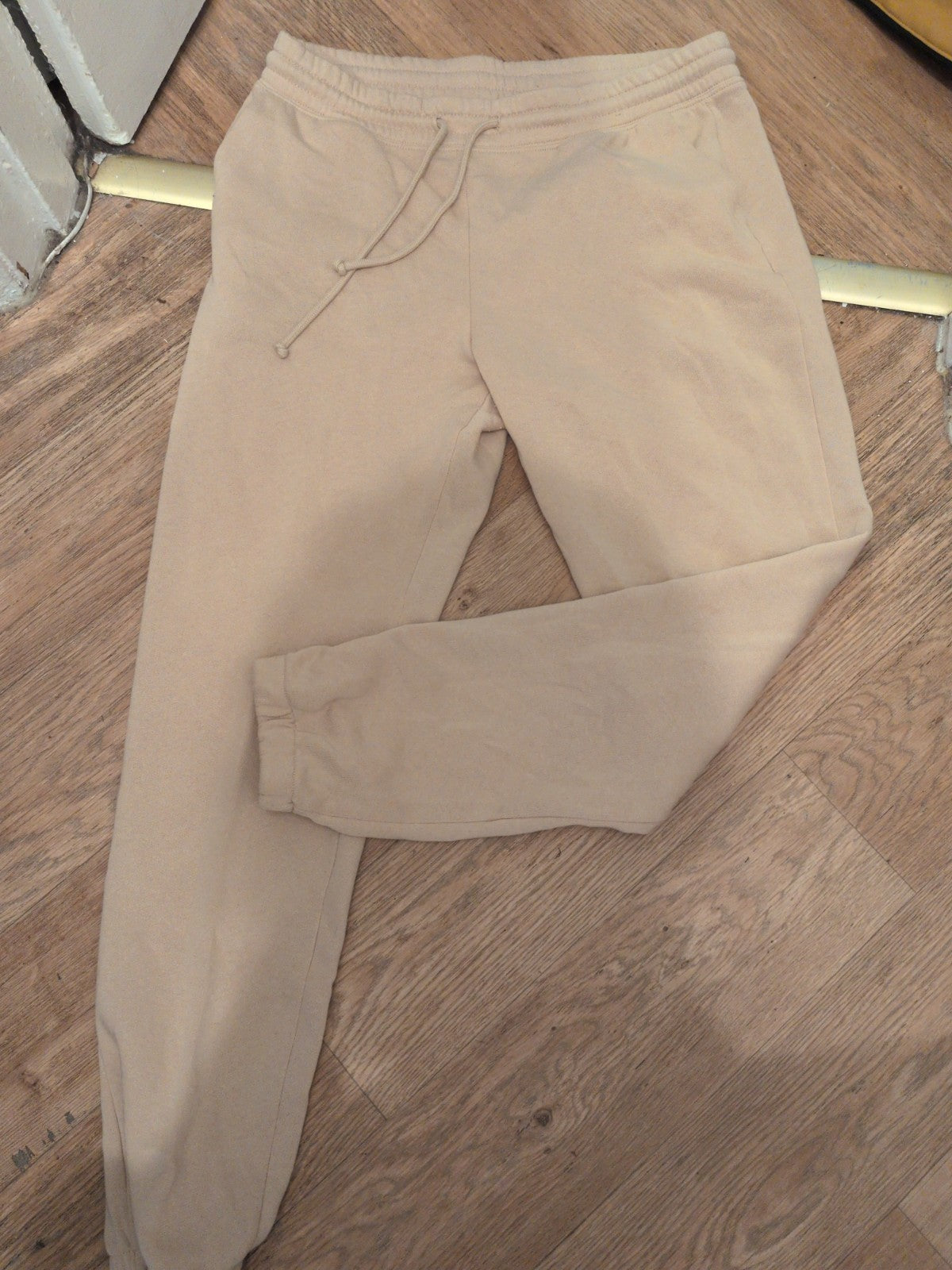 Divided By H&M Medium Beige Elasticated Joggers