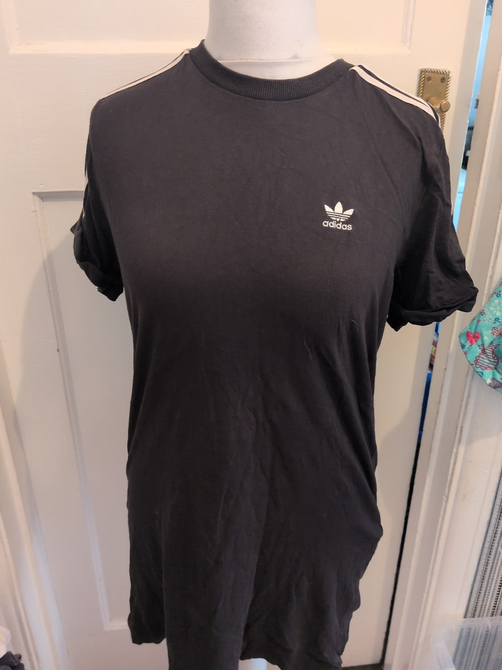 Adidas 12 Black And White Short Sleeve T-shirt
