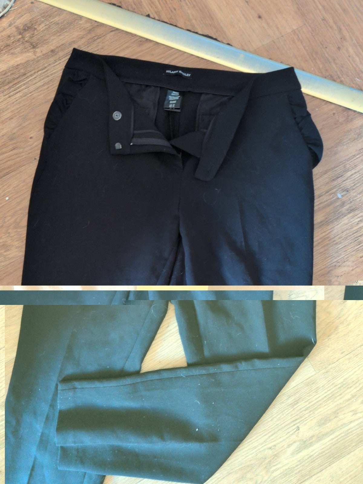 Ladies Hilary Radley Size 14 Black Smart Trousers