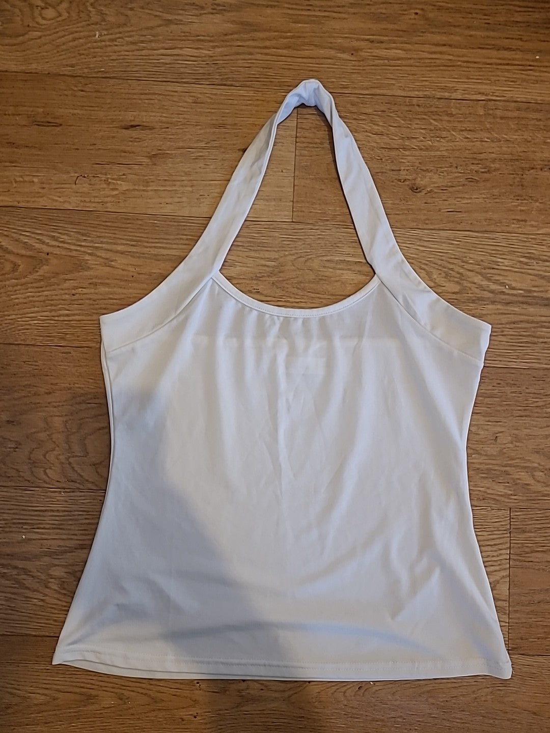 Ladies Nuoxi Large White Halterneck
