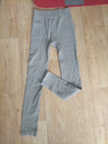 Ladies Size Small Mocha Ribbed Gym Leggings