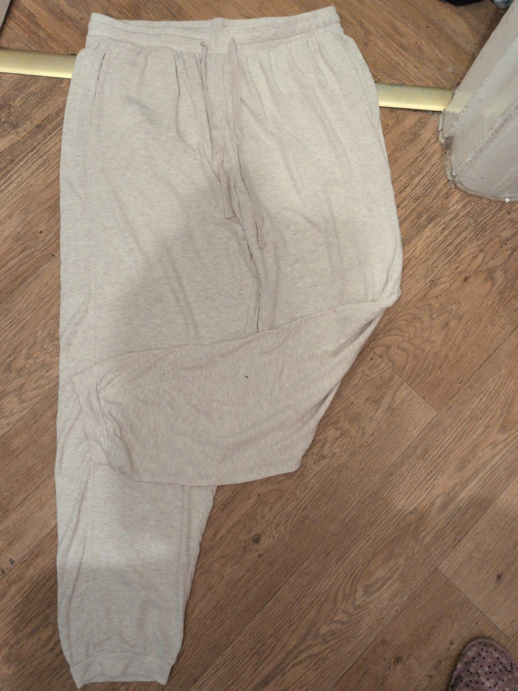 Primark Medium Natural Elasticated Pyjama Bottoms