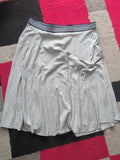 Ladies Primark 16 Grey Elasticated Flare Skirt