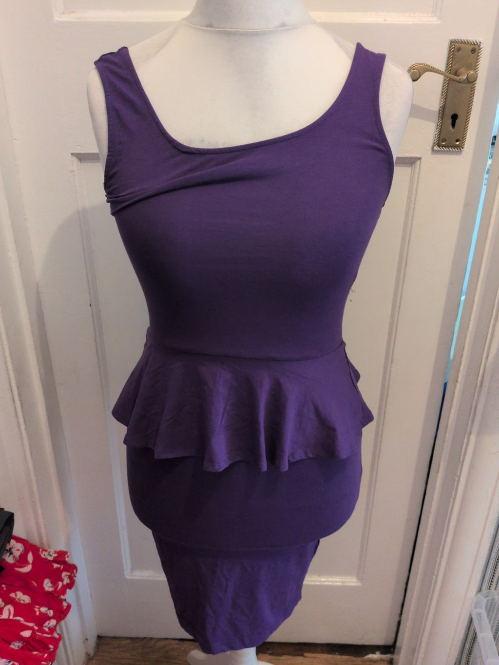 New Look 10 Purple Sleeveless Dress