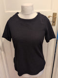 Black Short Sleeve Blouse 12 Marks And Spencer