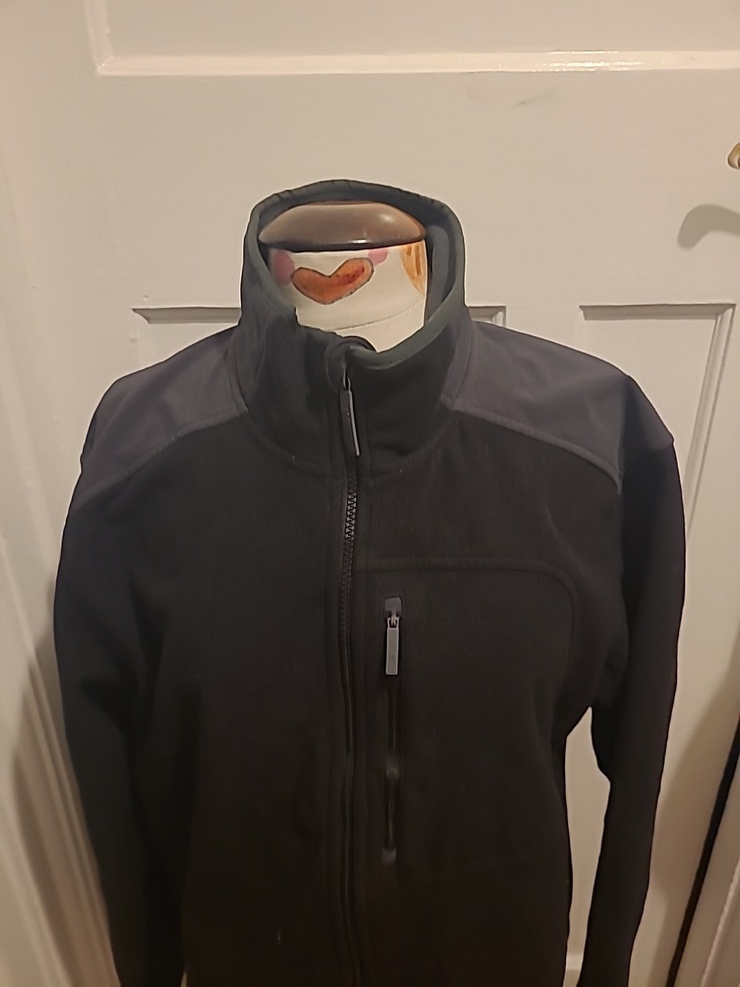 Mens And Spencer 41in Black Long Sleeve Wind Proof And Water Proof Jacket